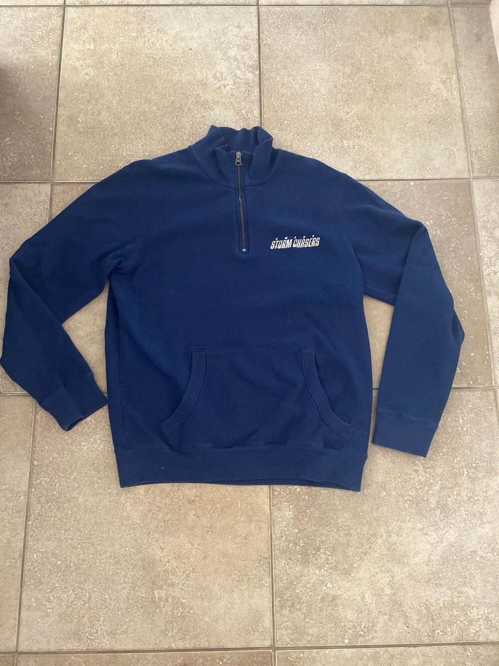Vintage Omaha Stormchasers Quarter Zip Antigua Sweatshirt Size Medium